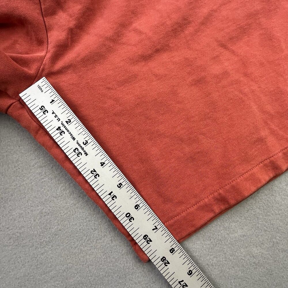 Lacoste Logo Sweat Shorts Mens M Orange Big Croc French Terry Athletic Pockets - Picture 13 of 14